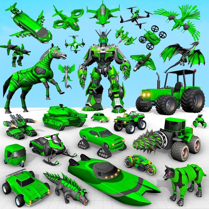 Tank Robot Plane Transport 3D 스크린샷 0