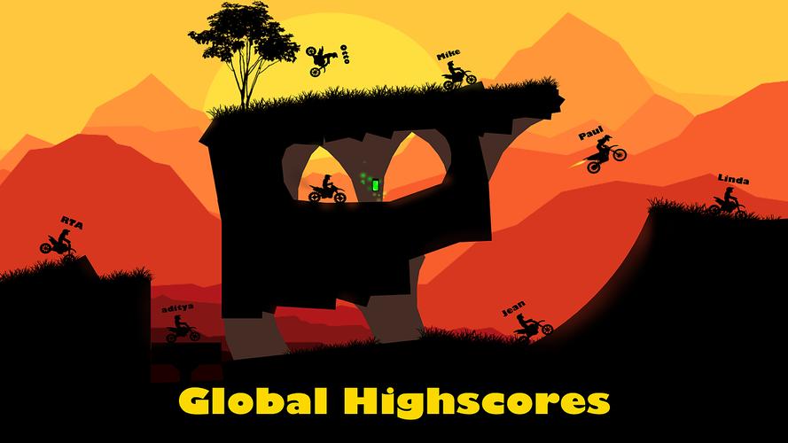 Sunset Bike Racer - Motocross スクリーンショット 1