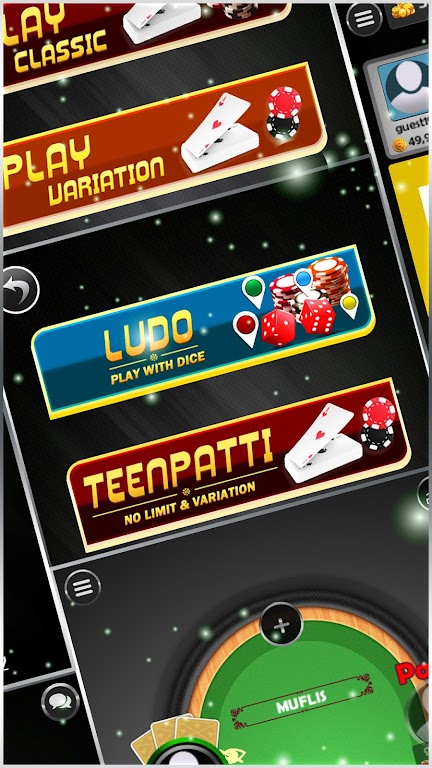 Game Of Clubs Teen Patti (3 Card Poker) and Ludo 스크린샷 1