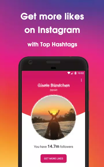 Schermata LikesBooster Free - Get More Likes using Hashtags 0