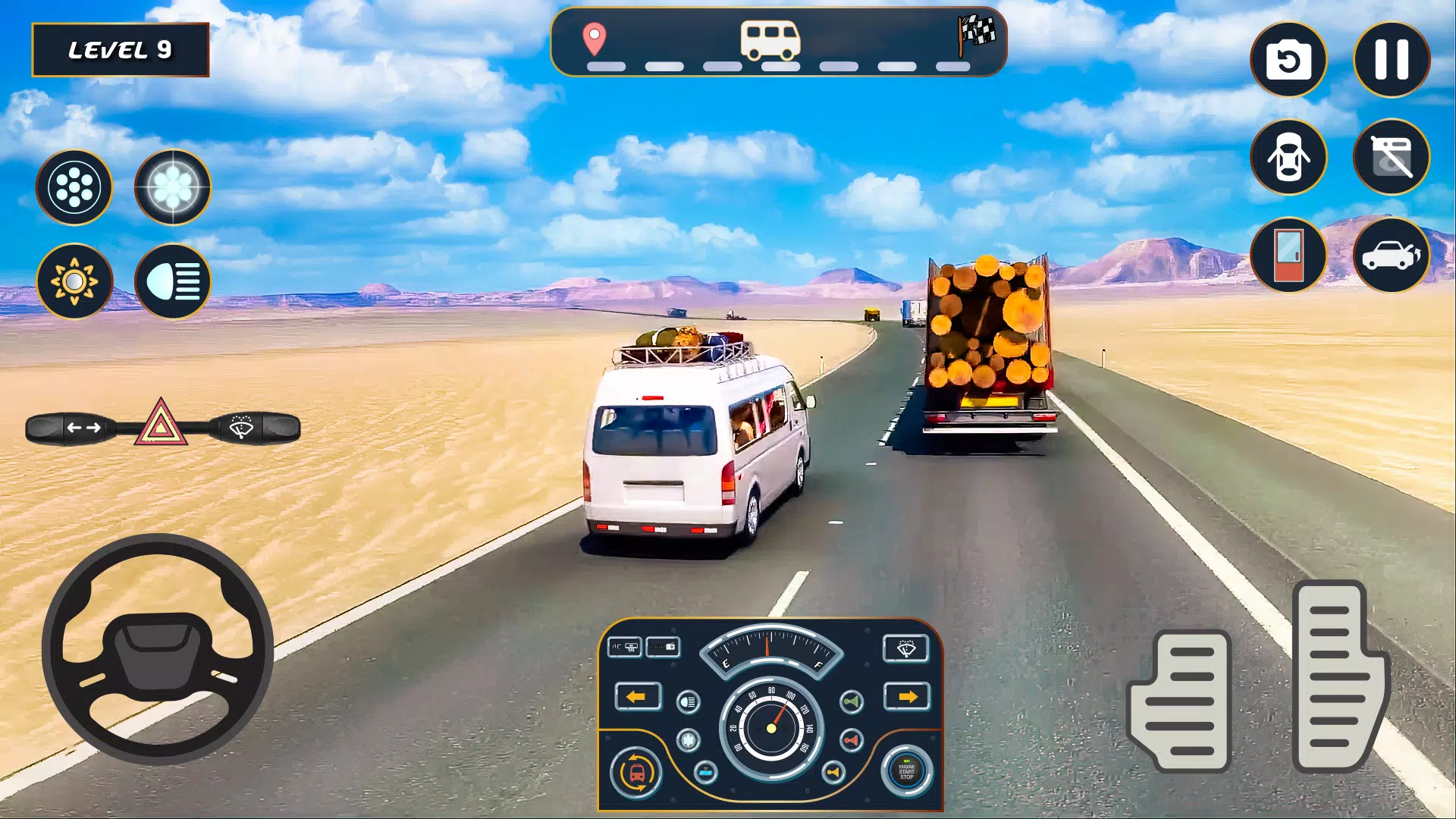 Van Simulator Dubai Van Games Captura de tela 2