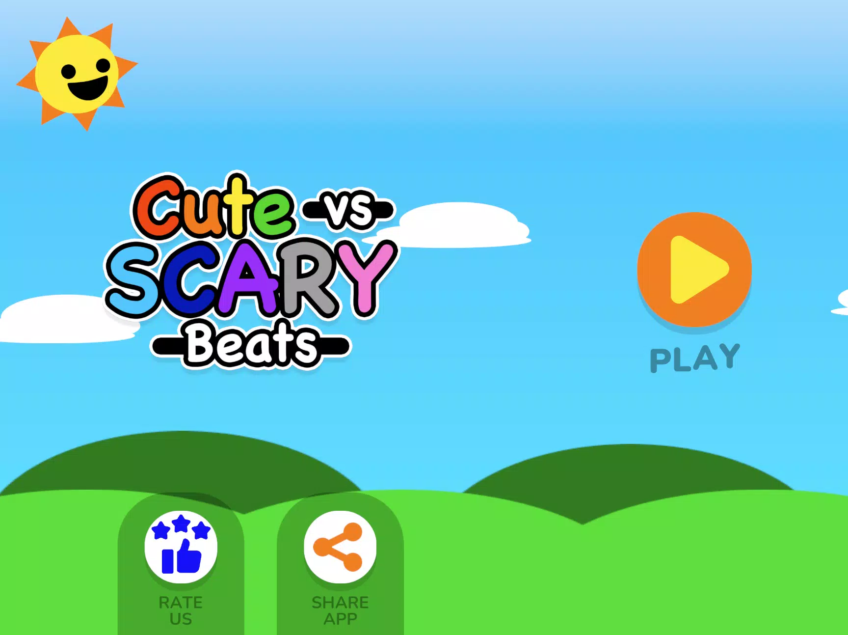 Cute vs Scary Beats Ảnh chụp màn hình 1