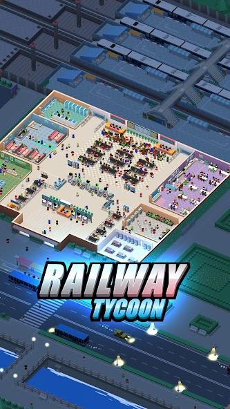 Railway Tycoon - Idle Game Mod Скриншот 0