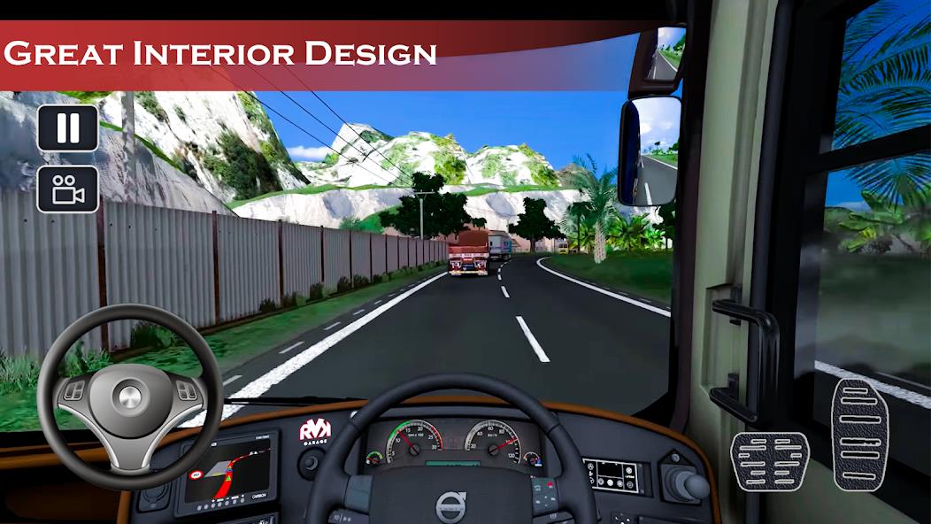 Modern Bus Simulator 3D Game Mod スクリーンショット 3