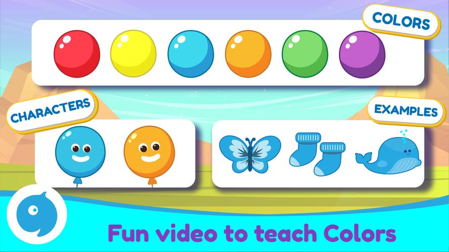 Colors & shapes learning Games Capture d'écran 3