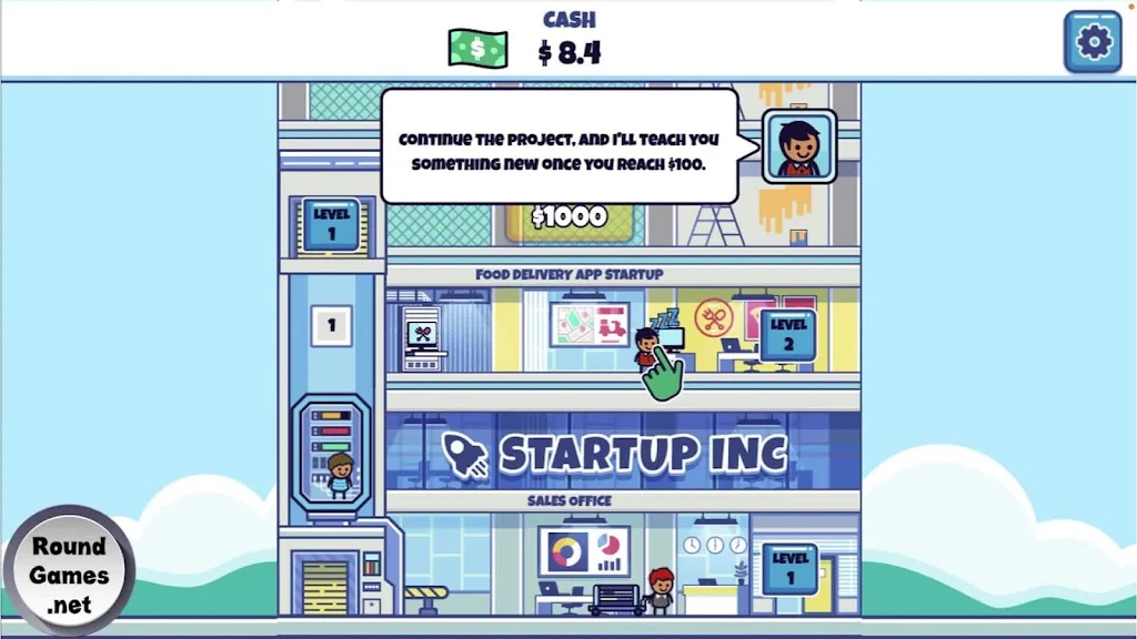 Idle Startup Tycoon 스크린샷 1