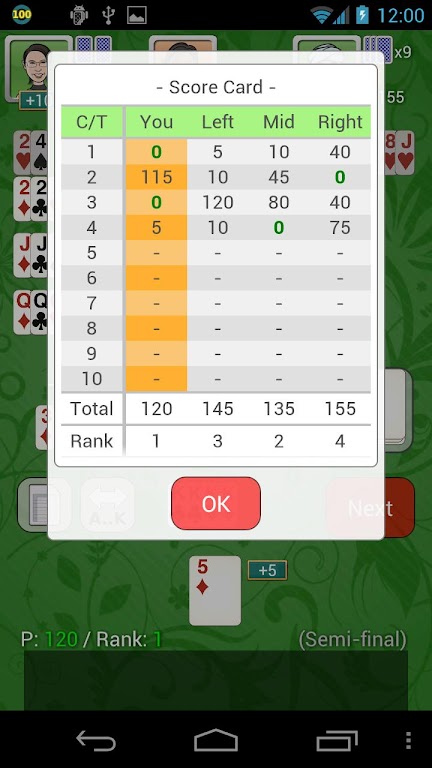 Contract / Shanghai Rummy Free Capture d'écran 2