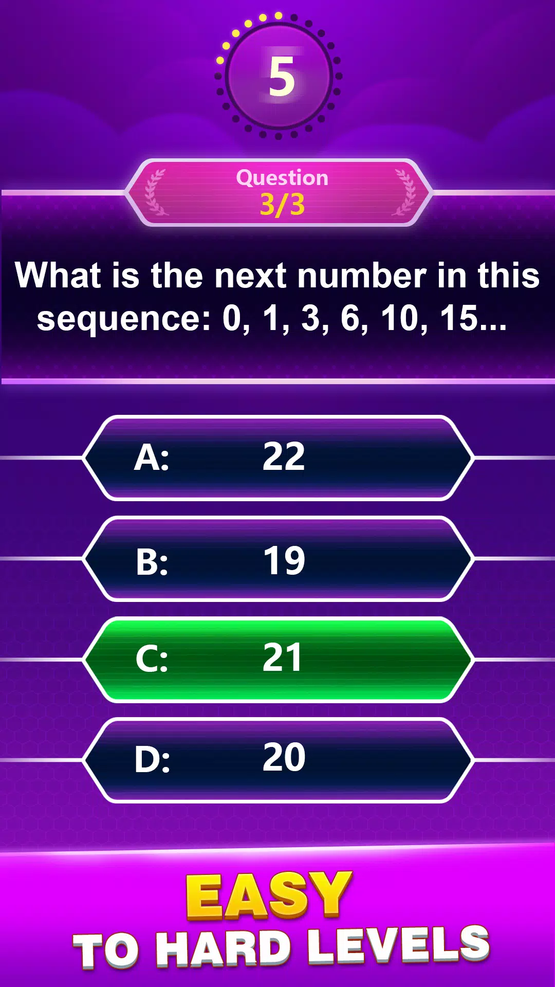 Math Trivia スクリーンショット 3