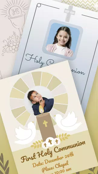 First Communion Invitations Screenshot 2