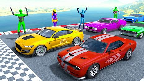 Superhero Game: Ramp Car Stunt スクリーンショット 0