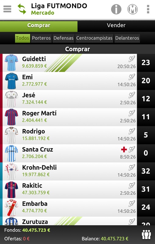 futmondo - soccer manager Screenshot 1