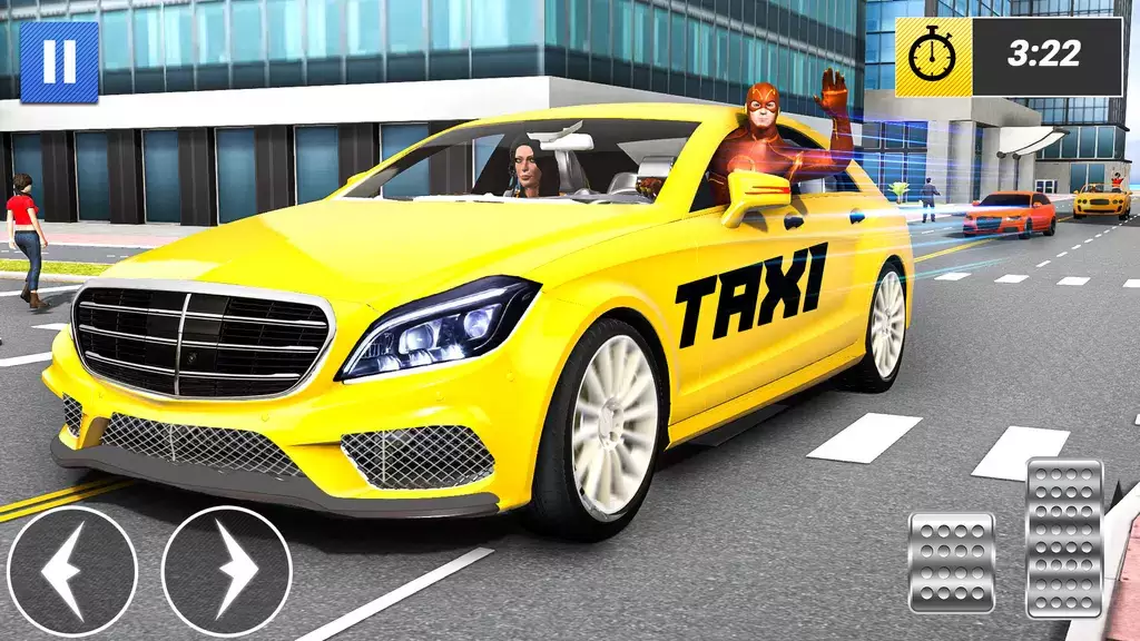 Superhero Car Games Taxi Games 스크린샷 0