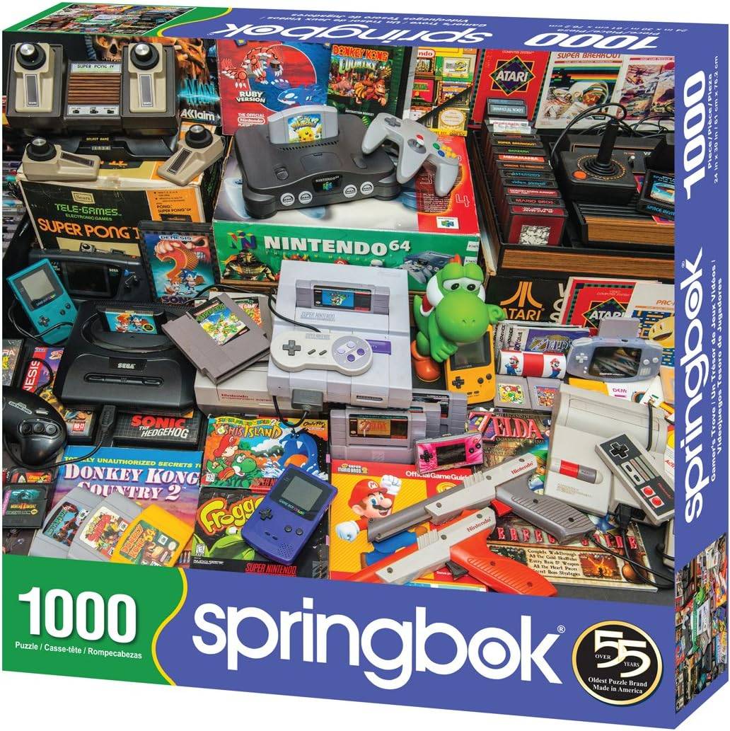 Springbok's 1000 Piece Jigsaw Puzzle Gamer's Trove, Multi