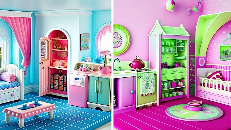 Doll House Design Doll Games Captura de tela 1