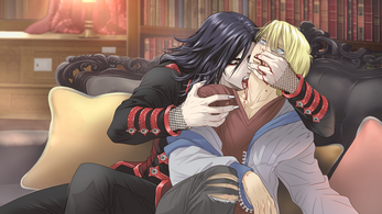 Vampire Slave: A Yaoi Visual Novel Captura de tela 1