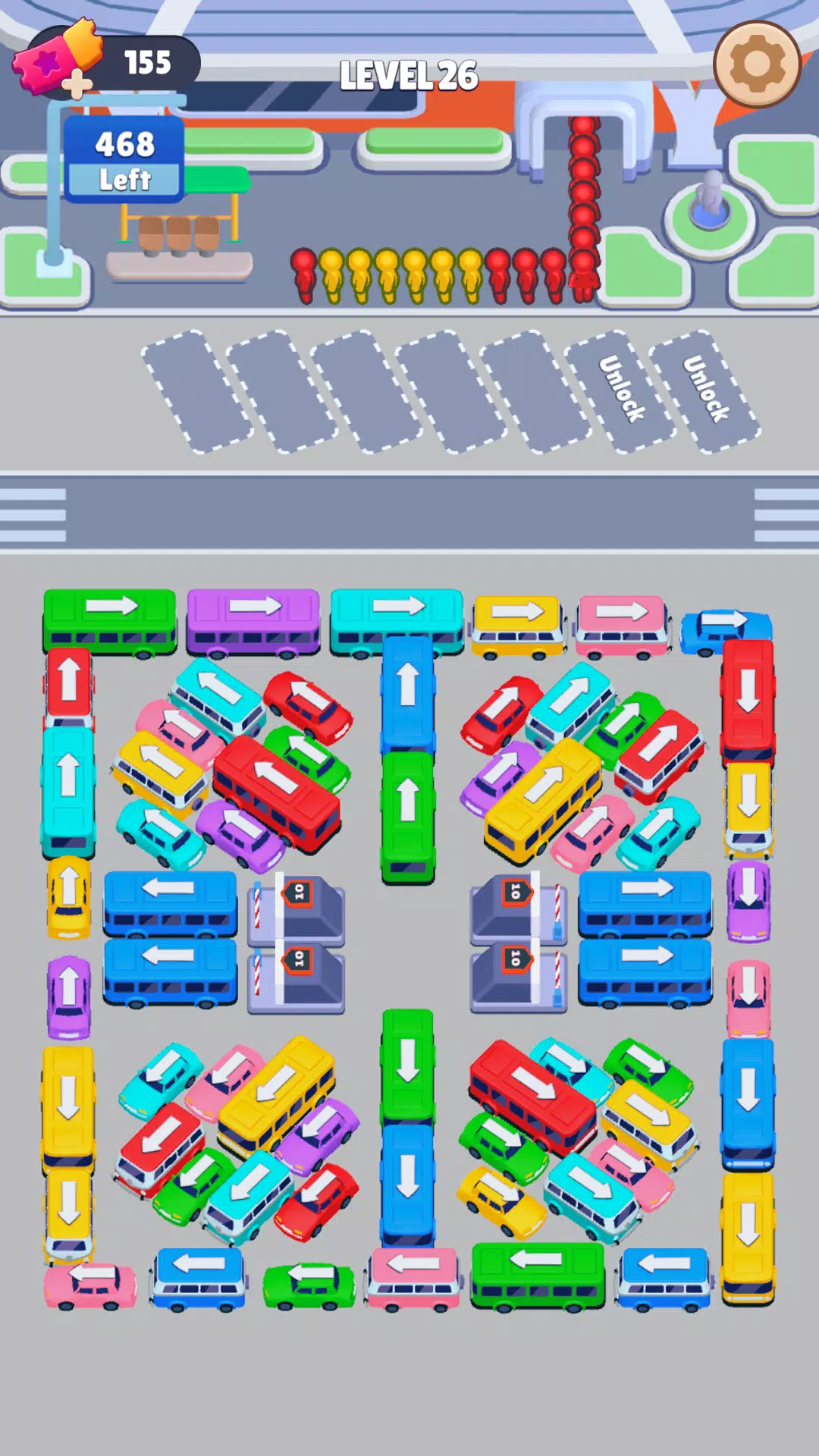 Bus Sort: Car Parking Jam应用截图第0张