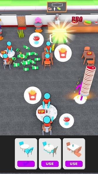 Idle Burger Shop: Cafe Tycoon Mod स्क्रीनशॉट 3