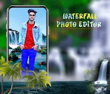 Waterfall Photo Editor Tangkapan skrin 1