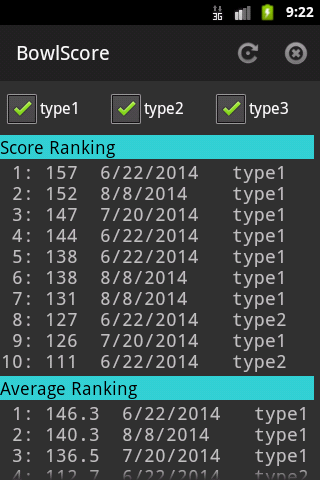 BowlScore 10 Capture d'écran 2