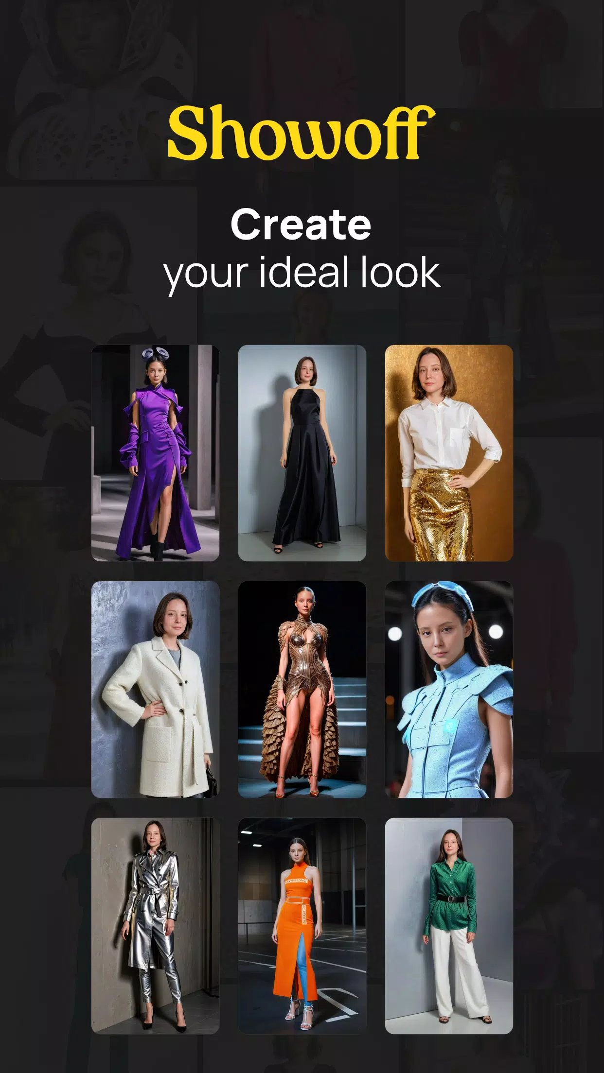 Showoff: create an ideal look ภาพหน้าจอ 0