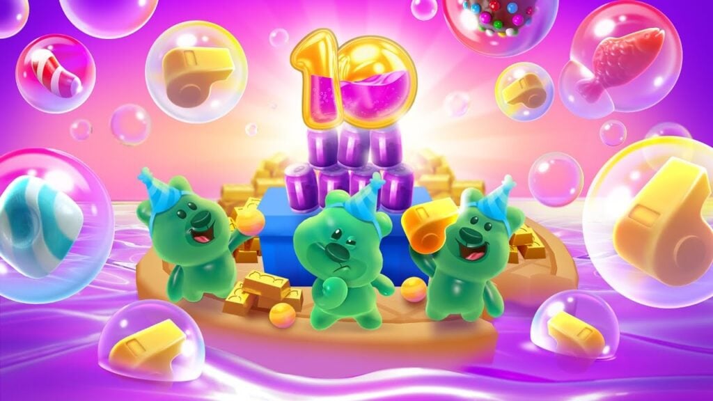 Candy Crush Soda Saga comemora seu décimo aniversário com 11 dias de recompensas!