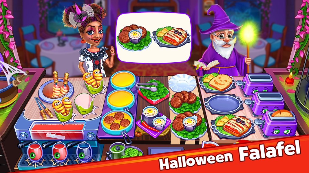 Halloween Madness Cooking Game ภาพหน้าจอ 1