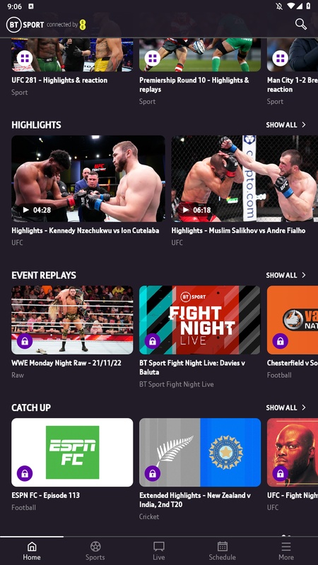 TNT Sports: News & Results ภาพหน้าจอ 1