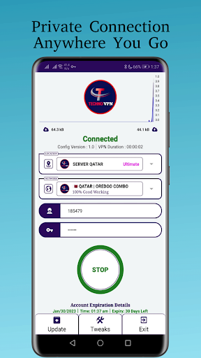 Techno Vpn Pro Capture d'écran 2