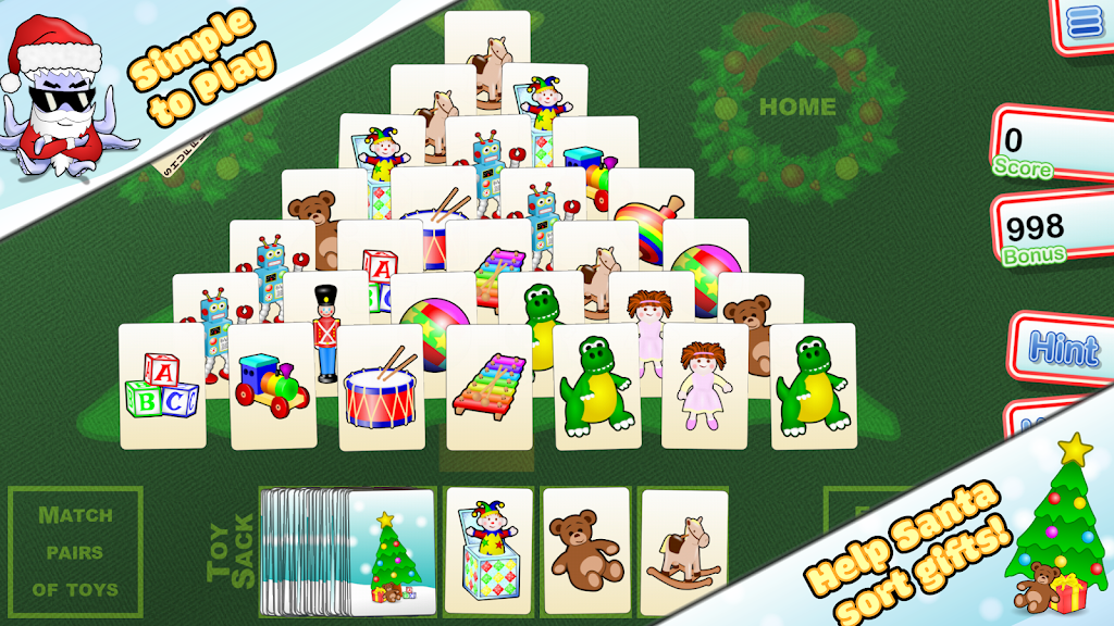 Schermata Christmas Tree Solitaire 0