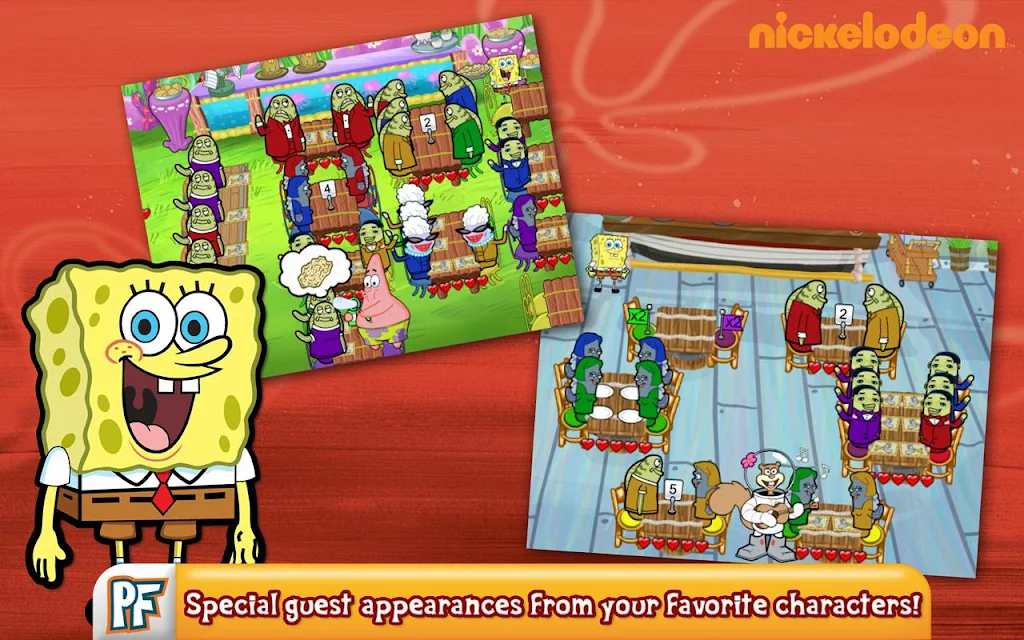 Schermata SpongeBob Diner Dash 1