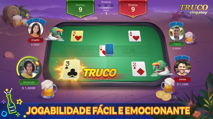 Truco ZingPlay: Jogo de cartas Ảnh chụp màn hình 1