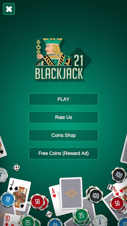 BlackJack TwentyOne Captura de pantalla 0