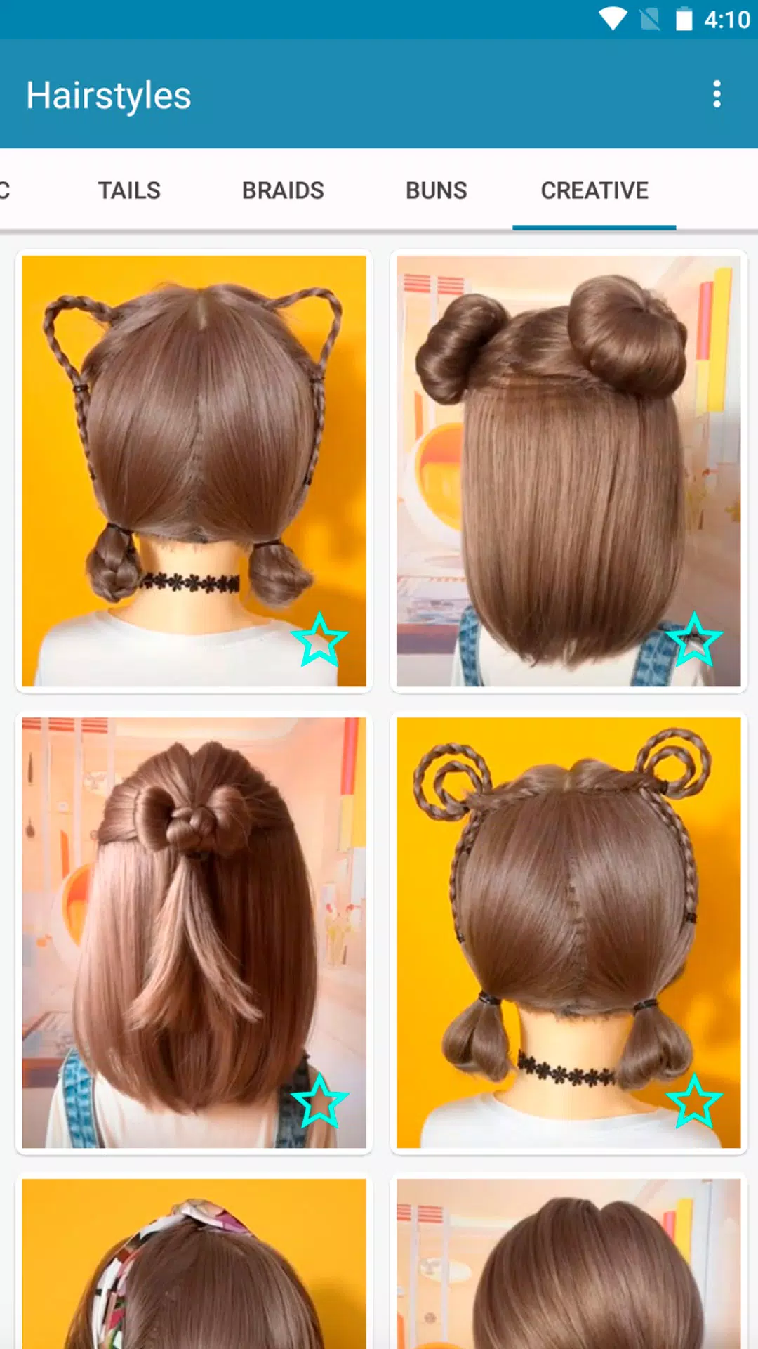 Hairstyles for short hair Tangkapan skrin 1