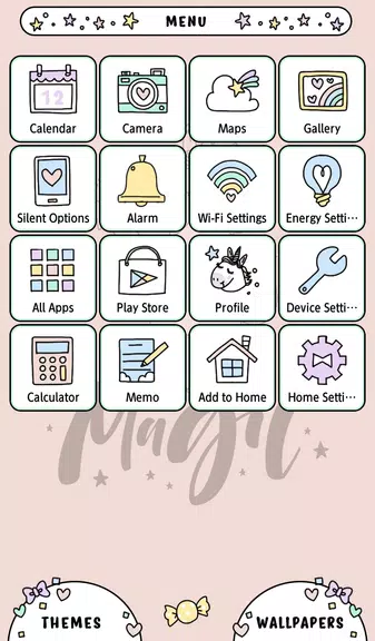 Unicorn Magic Theme スクリーンショット 1