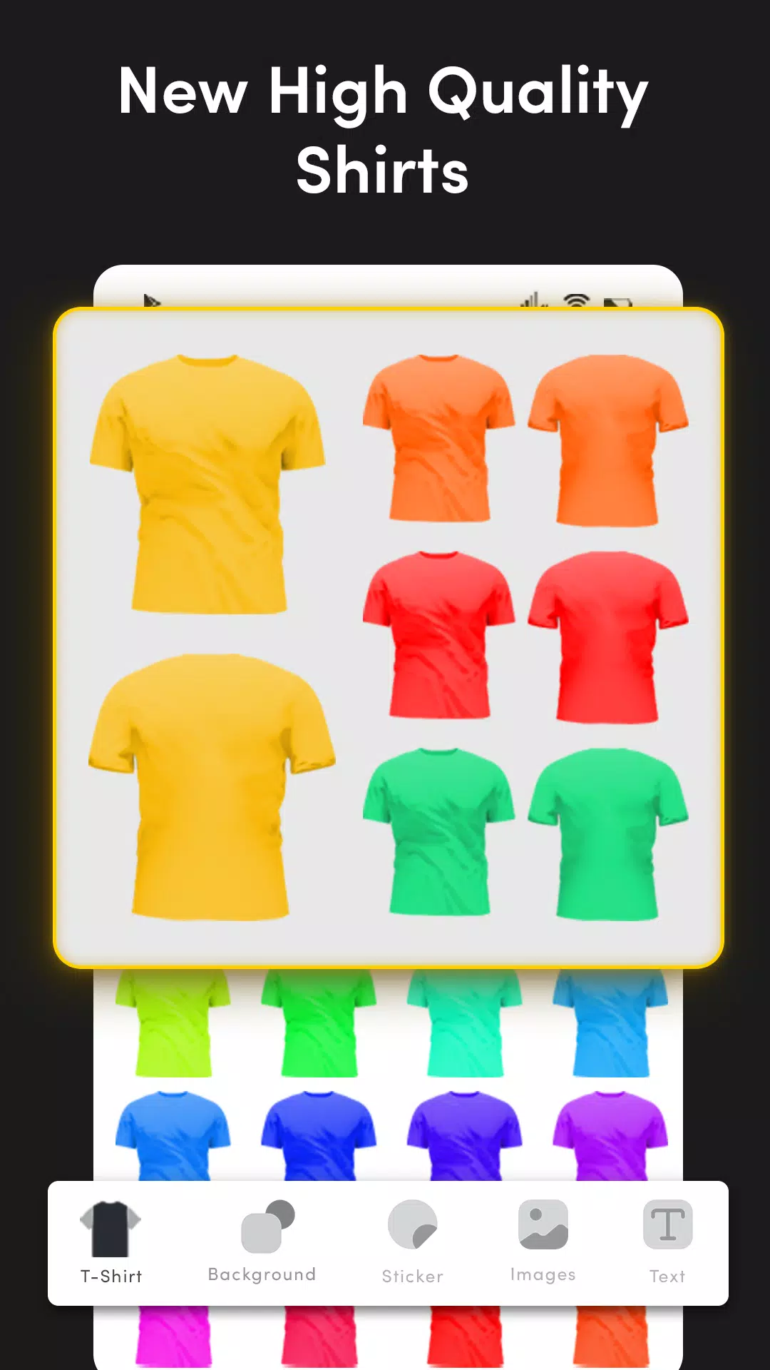 T Shirt Design Maker – YoShirt スクリーンショット 2