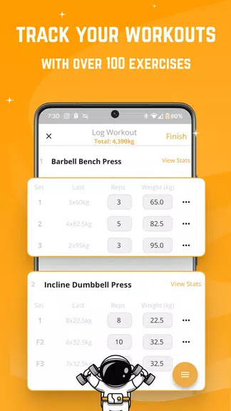 Stronger - Workout Gym Tracker ဖန်သားပြင်ဓာတ်ပုံ 0