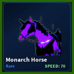 Monarch Horse Ground Mount de Arise Crossover