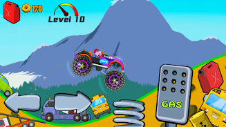 Kids Monster Truck Racing Game ဖန်သားပြင်ဓာတ်ပုံ 3