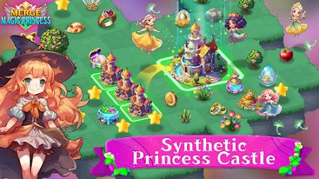 Merge Magic Princess: Tap Game Captura de pantalla 1