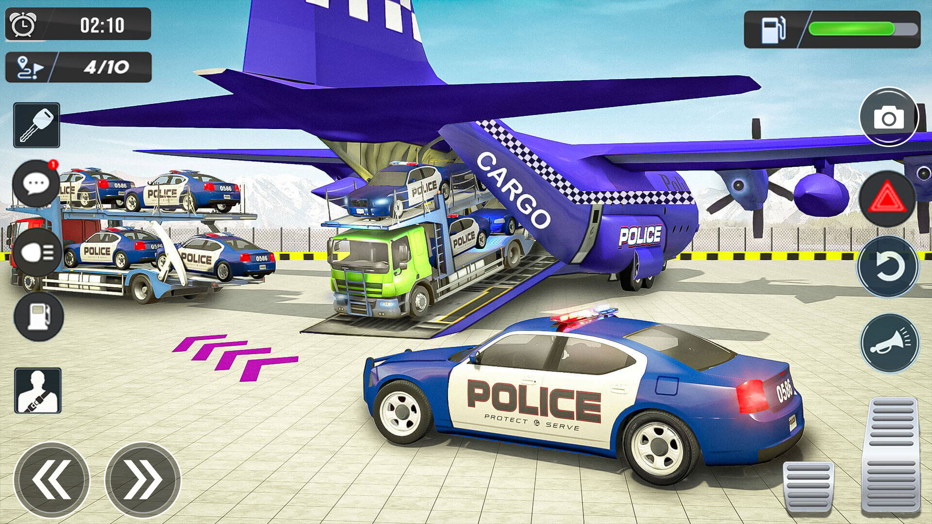 Police Games: Truck Transport Capture d'écran 0