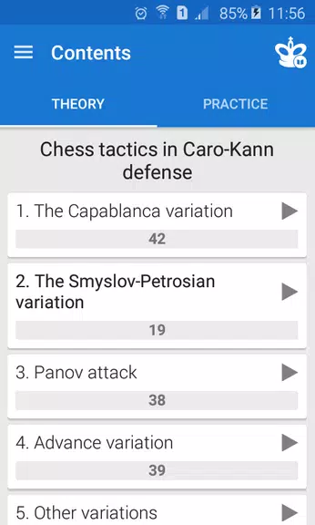 Chess Tactics in Caro-Kann ဖန်သားပြင်ဓာတ်ပုံ 1