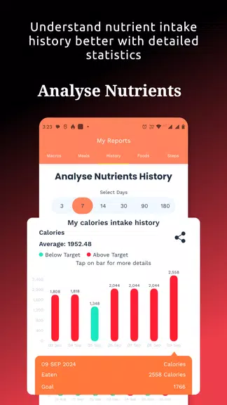 Food Tracker & Calorie Counter Zrzut ekranu 2