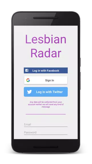 Schermata Lesbian Radar - Free dating for girls and women 0