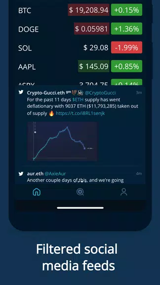 HODL Real-Time Crypto Tracker Tangkapan skrin 2