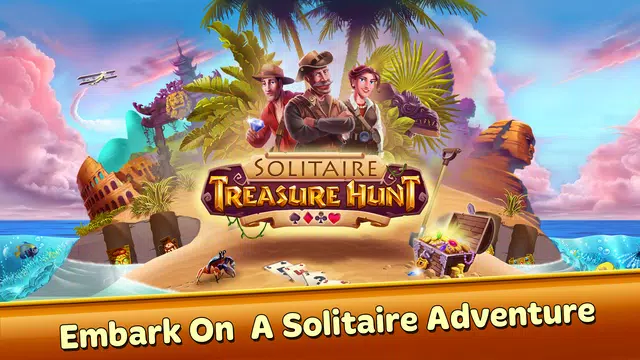 Solitaire Treasure Hunt Tangkapan skrin 0