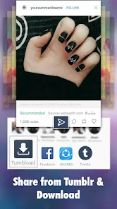 Photo & Video Explorer and Downloader for Tumblr Скриншот 1