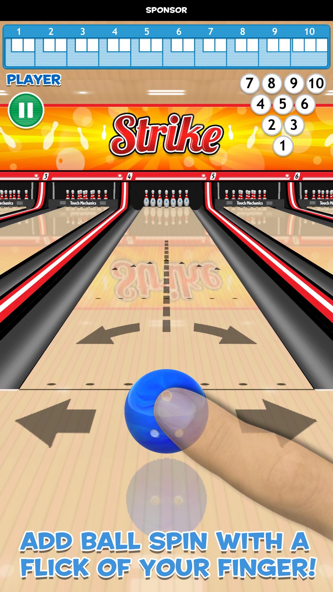 Strike! Ten Pin Bowling Скриншот 1