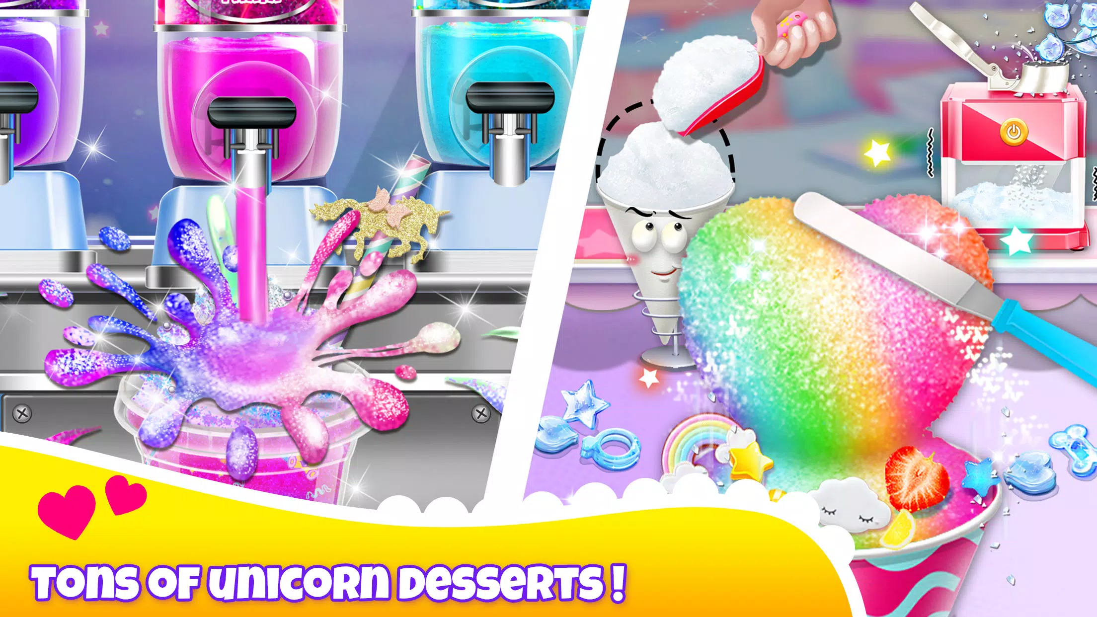 Girl Games: Unicorn Cooking Captura de tela 2