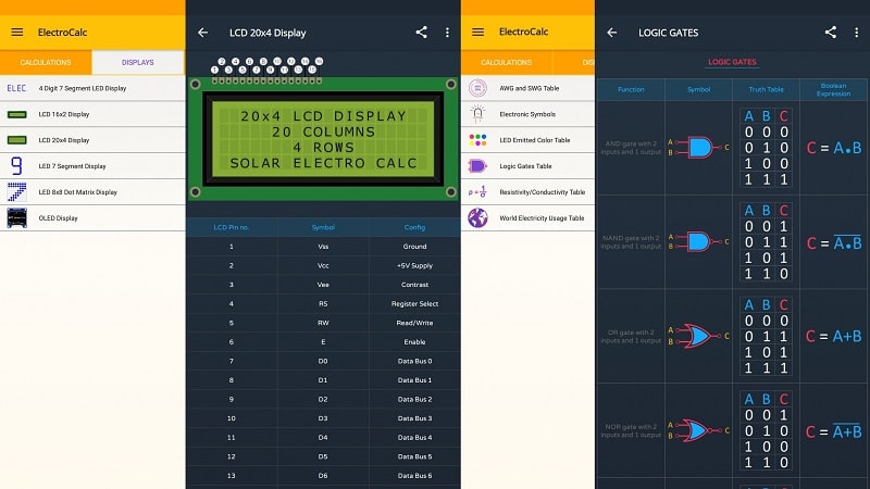 ElectroCalc应用截图第2张