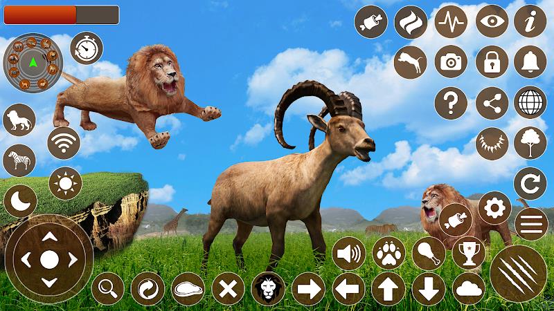 Lion Games 3D Animal Simulator Zrzut ekranu 1